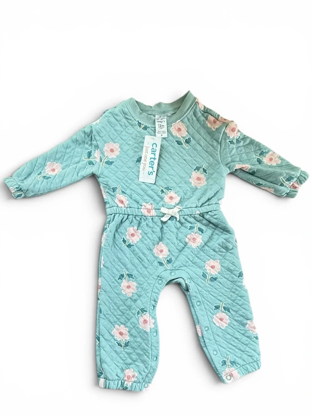 Carter's Girls 2-Piece Floral & Strawberry Matching Set - Pink & Mint